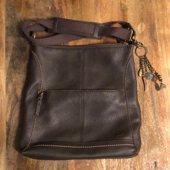 The Sak Handbags - The Sak Lucia Leather Brown Crossbody bag